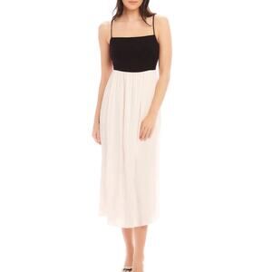 Fifteen Twenty Annetta Mixed Media Midi Dress | SZ S